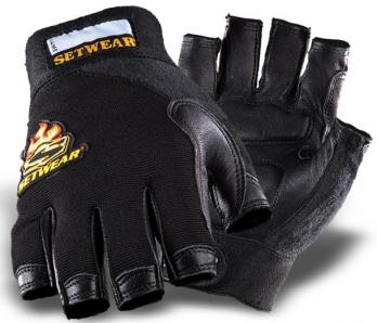 SetWear Leather Fingerless Glove
